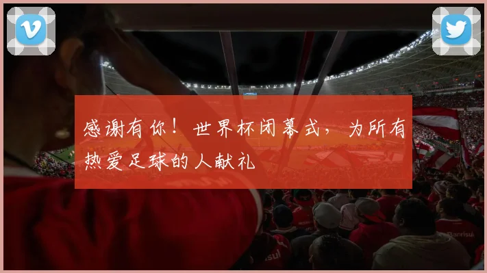 感谢有你！世界杯闭幕式，为所有热爱足球的人献礼